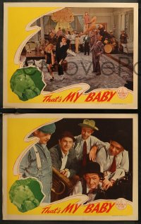 7k0611 THAT'S MY BABY 7 LCs 1944 Richard Arlen, Ellen Drew, Freddie Fisher & His Schnickelfritz Band!