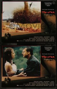 7k0576 TWISTER 8 LCs 1996 storm chasers Bill Paxton & Helen Hunt, Philip Seymour Hoffman!