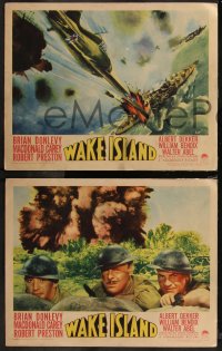 7k0714 WAKE ISLAND 5 LCs 1942 America will never forget, Brian Donlevy, Macdonald Carey!