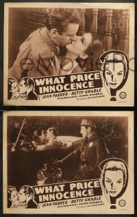 7k0893 WHAT PRICE INNOCENCE 3 LCs R1930s Jean Parker refuses to tell daughter about facts of life!