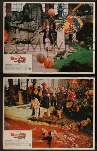 7k0583 WILLY WONKA & THE CHOCOLATE FACTORY 8 LCs 1971 cool images from Gene Wilder classic!