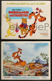 7k0715 WINNIE THE POOH & TIGGER TOO 5 LCs 1974 Walt Disney cartoon, characters created by A.A. Milne!