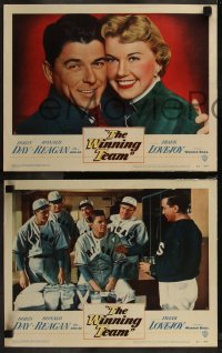 7k0584 WINNING TEAM 8 LCs 1952 romantic Ronald Reagan & Doris Day, baseball biography!