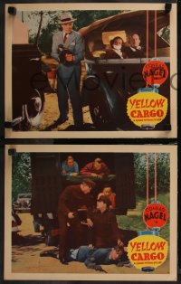 7k0898 YELLOW CARGO 3 LCs 1936 Conrad Nagel tries to stop illegal Asian immigration!