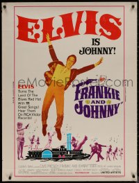 7m0062 FRANKIE & JOHNNY style Z 30x40 1966 Elvis Presley turns the land of the blues red hot!