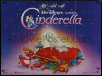 7m0474 CINDERELLA British quad R1990s Walt Disney classic romantic musical fantasy cartoon!
