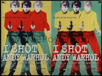 7m0485 I SHOT ANDY WARHOL British quad 1996 cool multiple images of Lili Taylor pointing gun!