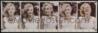 7m0237 MARILYN MONROE 12x36 commercial poster 1991 gorgeous montage of images by Sam Shaw!