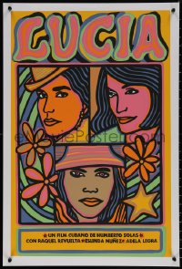 7m0377 LUCIA Cuban R1990s Cuban, Humberto Solas, great colorful artwork!