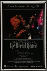 7m0864 DECLINE OF WESTERN CIVILIZATION 2 1sh 1988 The Metal Years, Dave Mustaine from Megadeth!
