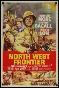 7m0504 NORTH WEST FRONTIER English double crown 1960 Bacall & More, Dell'Orco, different!