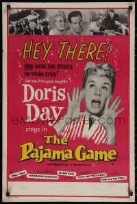 7m0505 PAJAMA GAME English double crown 1957 Day says hey there - you with the stars in your eyes!