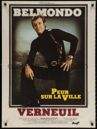 7m0701 NIGHT CALLER French 23x31 1975 Henri Verneuil's Peur sur la ville, Jean-Paul Belmondo!