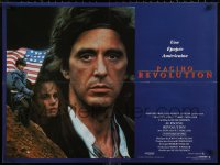 7m0720 REVOLUTION French 24x32 1985 Al Pacino, Nastassja Kinski, 1776, directed by Hugh Hudson!