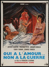 7m0729 SEXY SUSAN SINS AGAIN French 23x32 1971 sexy completely naked Pascale Petit, Jeffrey Hunter!