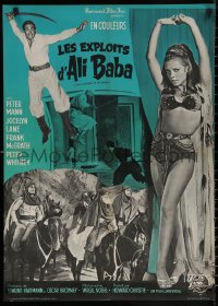 7m0735 SWORD OF ALI BABA French 22x31 1965 different Peter Mann & sexy Jocelyn Lane, fantasy!