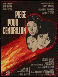 7m0741 TRAP FOR CINDERELLA French 23x30 1966 Andre Cayatte, Dany Carrel and cast by Rau!