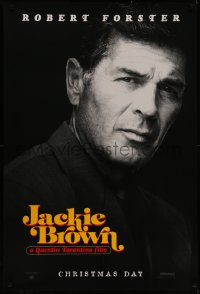 7m0973 JACKIE BROWN teaser 1sh 1997 Quentin Tarantino, cool close-up image of Robert Forster!