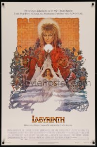 7m1000 LABYRINTH 1sh 1986 Jim Henson, art of David Bowie & Jennifer Connelly by Ted CoConis!