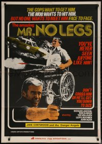 7m0448 MR. NO LEGS Lebanese 1981 Richard Jaeckel, wild action, wheelchair & guns image!