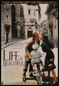 7m1009 LIFE IS BEAUTIFUL 1sh 1998 Roberto Benigni's La Vita e bella, Nicoletta Braschi