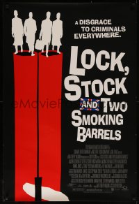 7m1017 LOCK, STOCK & TWO SMOKING BARRELS DS 1sh 1998 Guy Ritchie English crime comedy, great art!