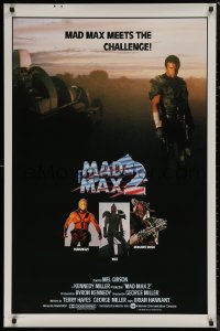 7m1027 MAD MAX 2: THE ROAD WARRIOR int'l 1sh 1982 cool images of Mel Gibson who returns as Mad Max!