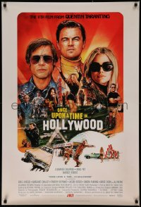 7m1061 ONCE UPON A TIME IN HOLLYWOOD advance 1sh 2019 Tarantino, Margot Robbie as Sharon Tate!