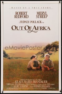 7m1066 OUT OF AFRICA 1sh 1985 Robert Redford & Meryl Streep, directed by Sydney Pollack!