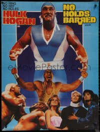 7m0255 NO HOLDS BARRED Pakistani 1989 great image of pumped wrestler Hulk Hogan!