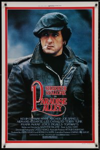 7m1069 PARADISE ALLEY style E 1sh 1978 cool close-up of director & star Sylvester Stallone!