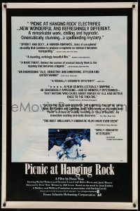 7m1078 PICNIC AT HANGING ROCK 1sh 1979 Peter Weir classic about vanishing schoolgirls!