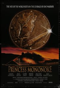 7m1090 PRINCESS MONONOKE 1sh 1999 Hayao Miyazaki's Mononoke-hime, anime, cool artwork!