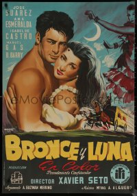 7m0305 BRONCE Y LUNA Spanish 1953 Javier Seto's Bronze & Moon, Suarez, Esmerelda, art by Frexe!