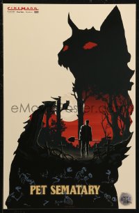 7m0165 PET SEMATARY mini poster 2019 Stephen King horror remake, sometimes dead is better!