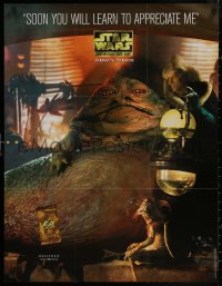 7m0180 STAR WARS CUSTOMIZABLE CARD GAME 26x33 advertising poster 1998 Jabba the Hutt, appreciate me!