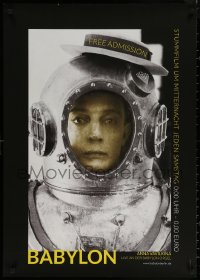 7m0046 STUMMFILM UM MITTERNACHT 24x33 German special poster 2010s Buster Keaton wearing a diving helmet!
