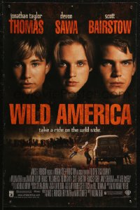7m0169 WILD AMERICA mini poster 1997 Jonathan Taylor Thomas, Devon Sawa, Scott Bairstow!