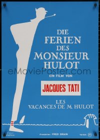 7m0261 MR. HULOT'S HOLIDAY Swiss R1970s Jacques Tati, Les vacances de Monsieur Hulot