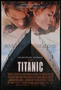 7m1194 TITANIC DS 1sh 1997 Leonardo DiCaprio, Kate Winslet, directed by James Cameron!