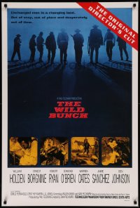 7m1239 WILD BUNCH int'l 1sh R1995 Sam Peckinpah cowboy classic, Holden, the original director's cut!