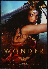 7m0172 WONDER WOMAN group of 3 mini posters 2017 sexiest Gal Gadot in title role & as Diana Prince!