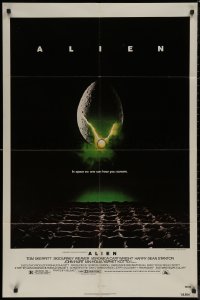 7p0355 ALIEN NSS style 1sh 1979 Ridley Scott outer space sci-fi monster classic, cool egg image!
