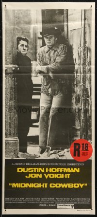 7p0283 MIDNIGHT COWBOY Aust daybill 1969 classic image of Dustin Hoffman & Jon Voight!