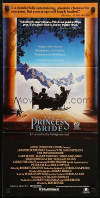 7p0299 PRINCESS BRIDE Aust daybill 1987 Rob Reiner fantasy classic as real as the feelings you feel!
