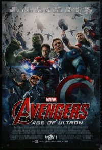 7p0382 AVENGERS: AGE OF ULTRON advance DS 1sh 2015 Marvel Comics, Scarlett Johansson, Assemble!