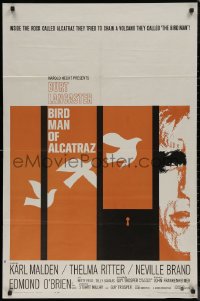 7p0411 BIRDMAN OF ALCATRAZ 1sh 1962 Burt Lancaster in John Frankenheimer's prison classic!