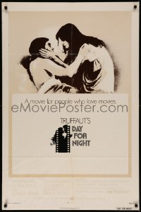 7p0513 DAY FOR NIGHT 1sh 1973 Francois Truffaut's La Nuit Americaine, Jacqueline Bisset