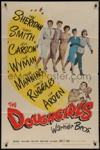 7p0536 DOUGHGIRLS 1sh 1944 sexy Ann Sheridan, Alexis Smith & Jane Wyman at home during WWII!