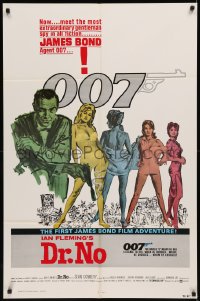 7p0542 DR. NO 1sh R1980 Sean Connery, the most extraordinary gentleman spy James Bond 007!